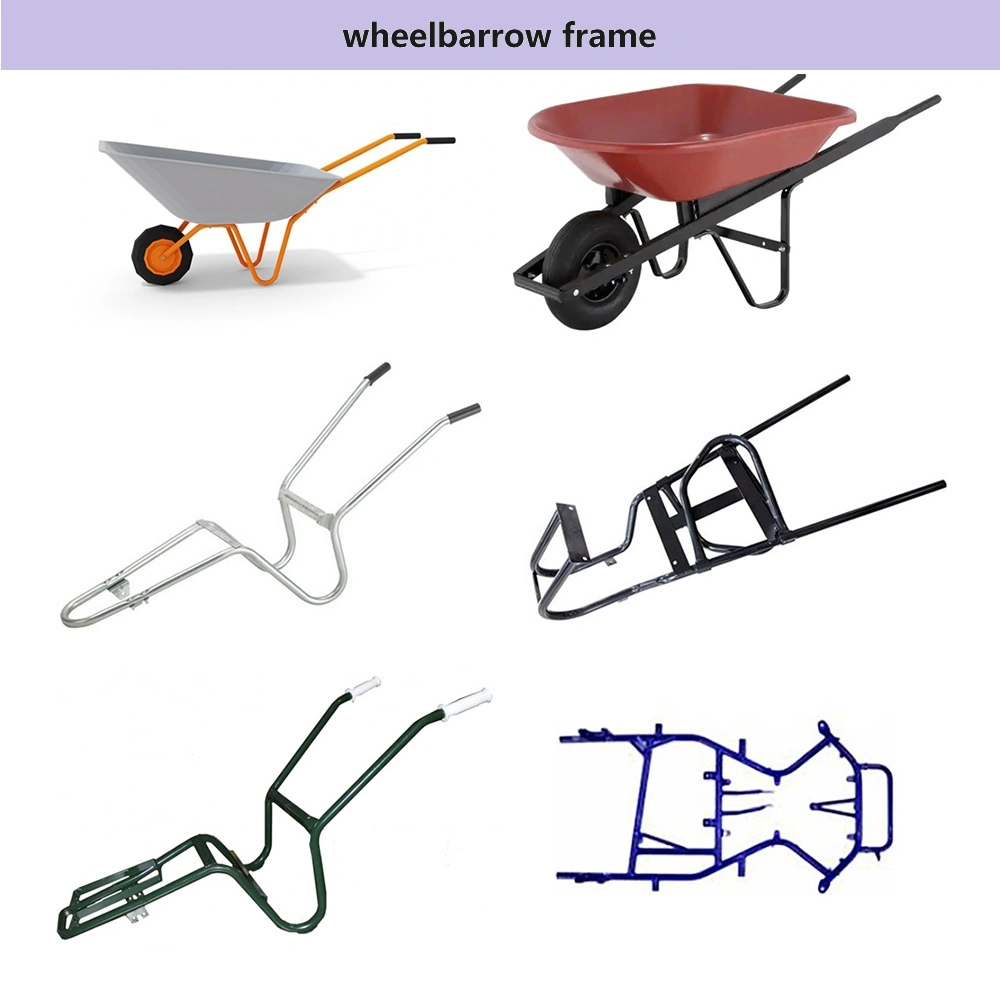 Custom Aluminum Bending Pipe Tube and Sheet Fabrication Wheelbarrow Front Bracket