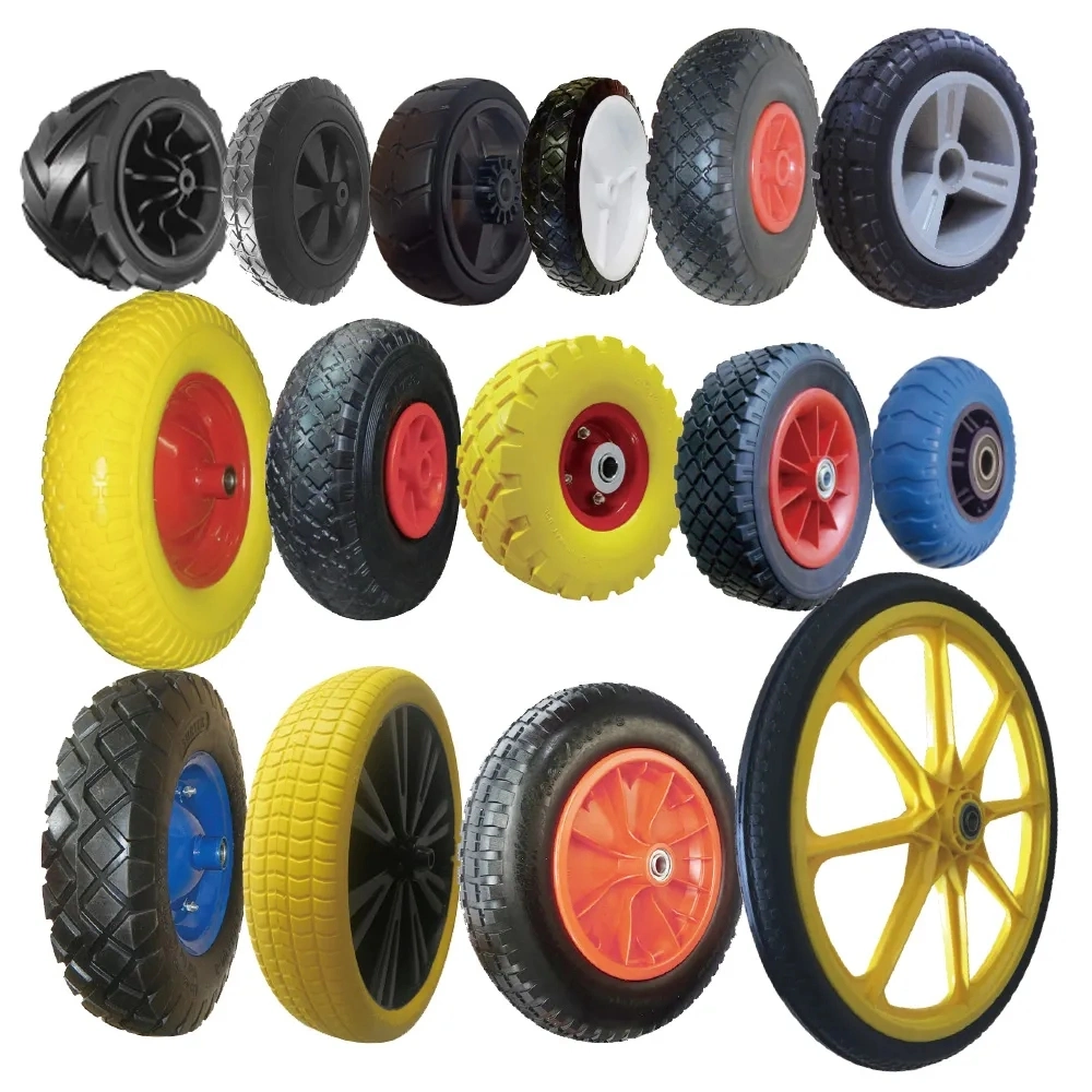 Good Quality Tire 3.50-8, 400-8 Rubber Pneumatic Wheel for Trolley/Wheelbarrow