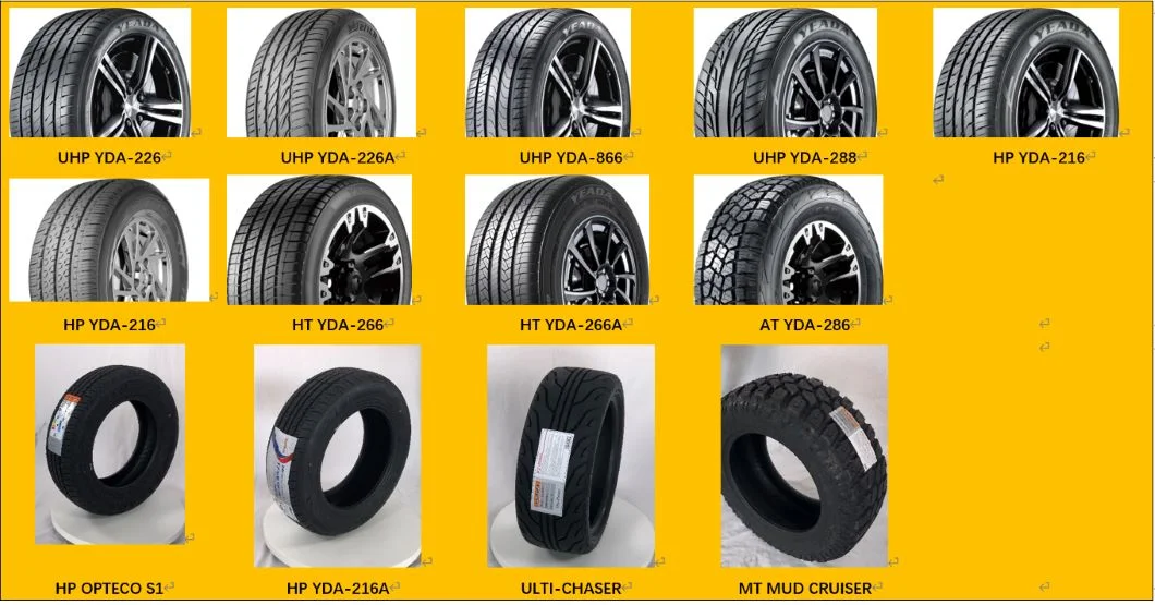 Yeada Farroad LTR Commercial Van Tyre Sport UHP HP Drifting Racing Run-Flat White Letter SUV at Mt Ht PCR Car Tires 185r14c 195r14c 205r14c 235/65r16c 225/45r17