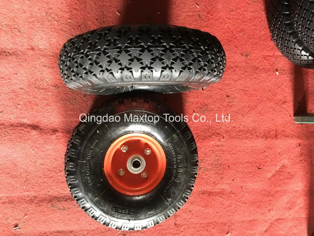 4.00-8 Maxtop Inflatable Rubber Wheel / Wheelbarrow Wheel