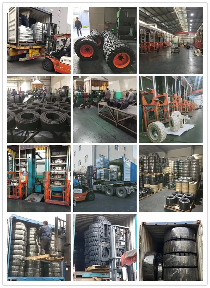 Industrial Pneumatic Rubber Buffered off-Road Tires 7.00-9 Pneumatic Forklift Tires