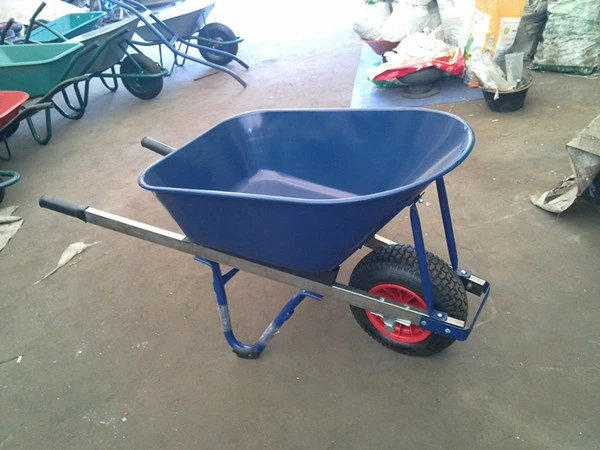 Contractor Garden Grade Double Wheel Steel Tray Wheelbarrows (WB8806)