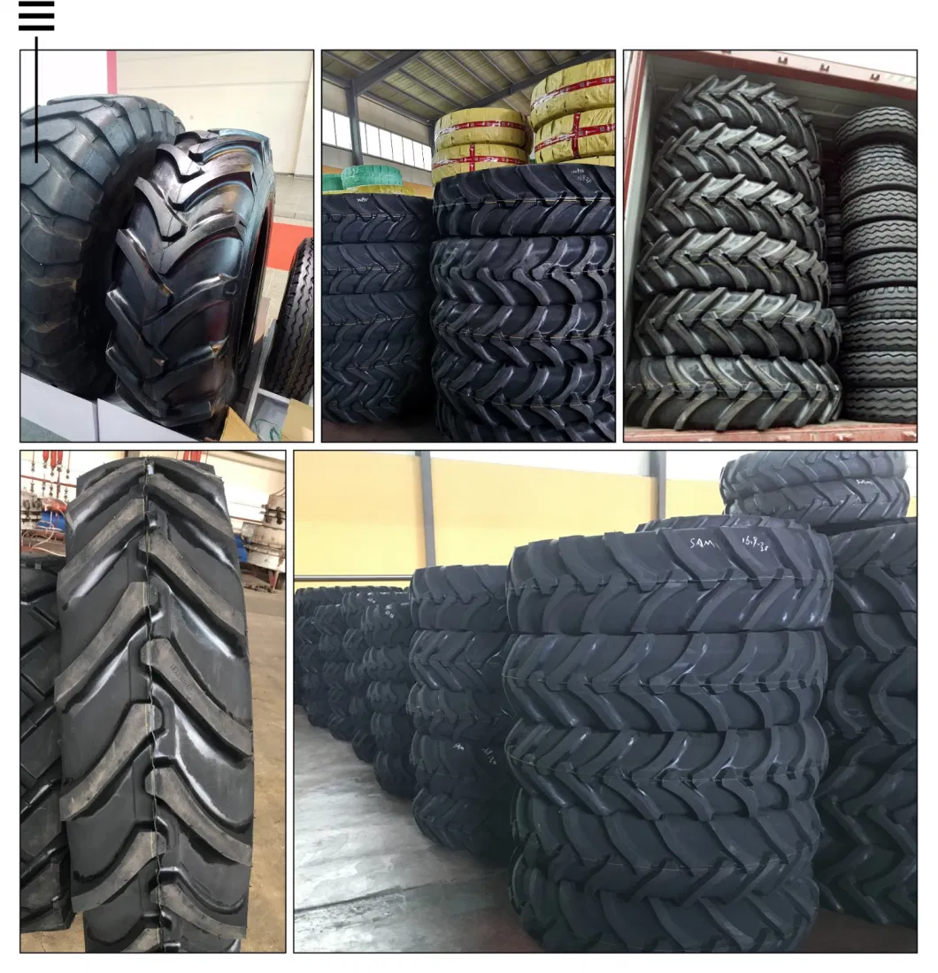 Hanmix Industrial Agricultural Farm Irrigation Tyre on Paddy Feald Rice Transplante Wheels Solid Tractor and Harvester Rubber 11.2-24, 11.2-38, 13.6-24,