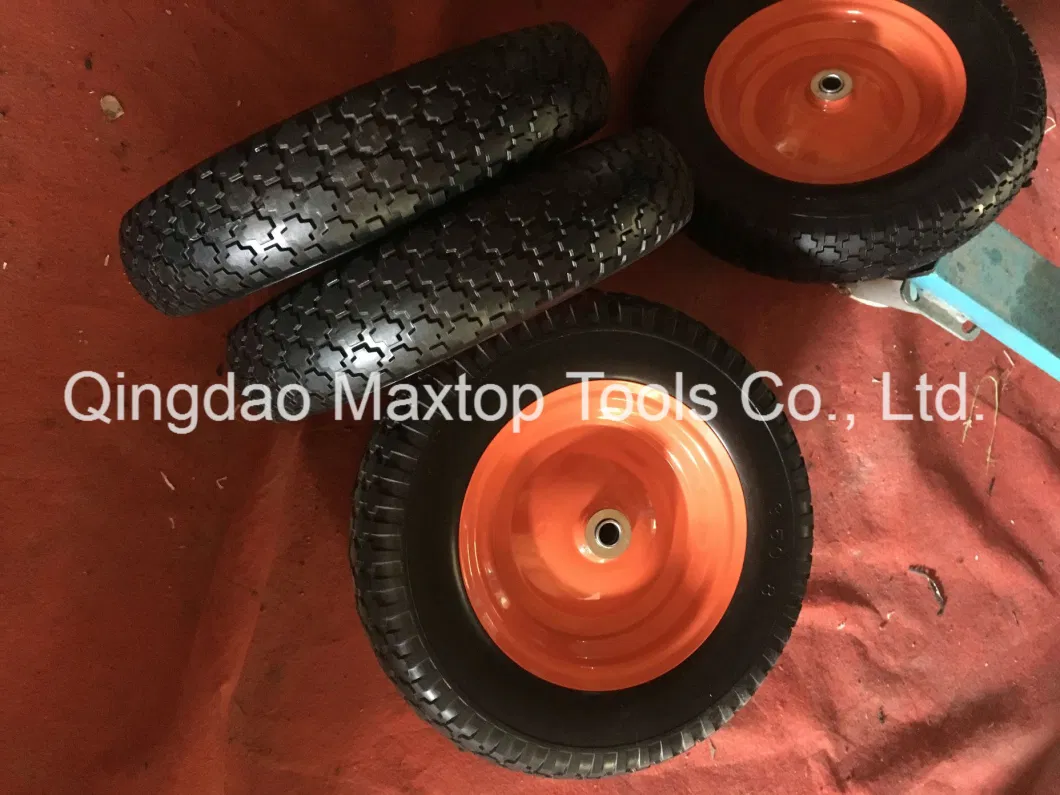 Flat Free PU Foam Wheel Barrow Wheel