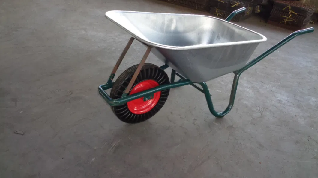 Popular Yellow Color Heavy Duty Wheelbarrow (WB6414)