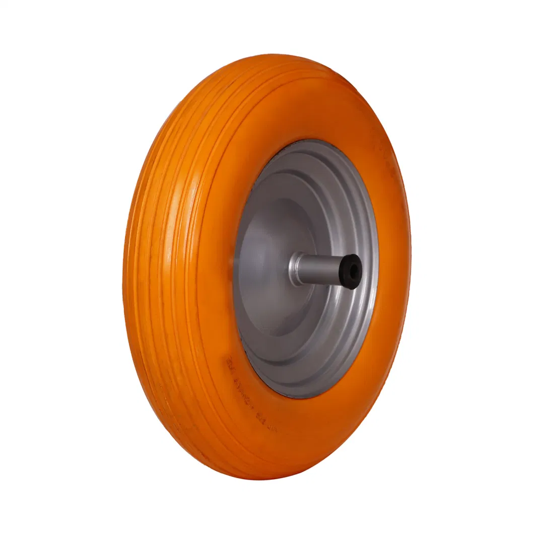 Qingdao 350-4 Rubber Hand Trolley PU Foam Trolley Wheel