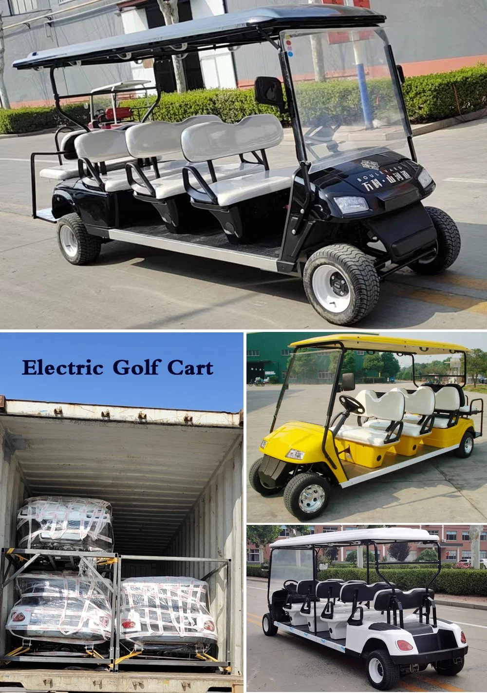 Al-Gc Golf Cart Electric Parts 2 Seater Golf Cart Price