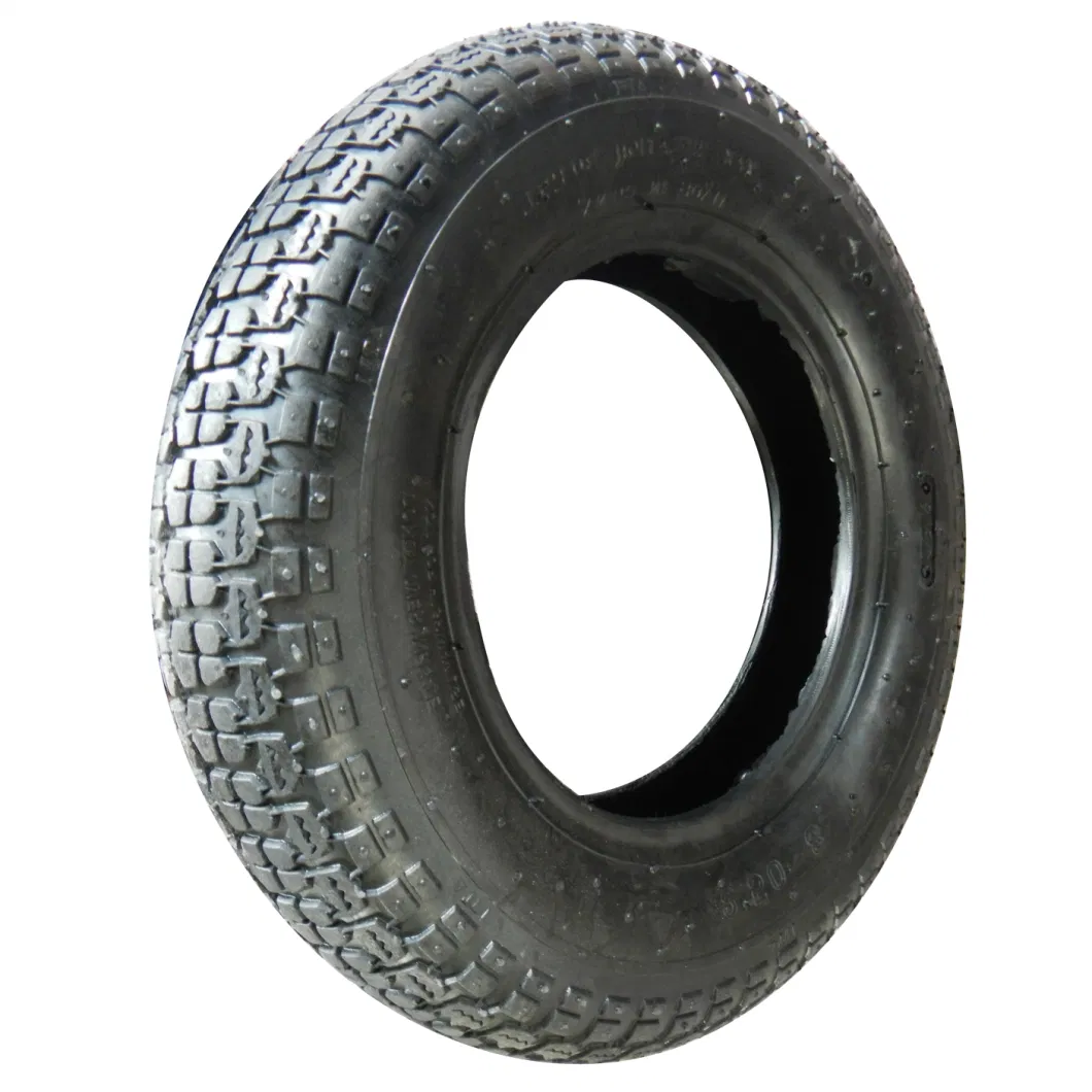 Pneumatic Rubber Wheel 3.50-8 Wheelbarrow Tire and Wheel