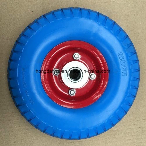 PU Foam Wheel Wheelbarrow Wheel 260*85 Flat Free Tire/Tyre