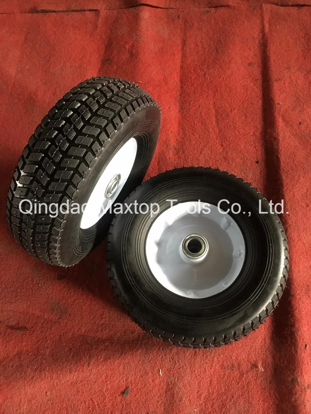 Flat Free PU Foam Wheel Barrow Wheel