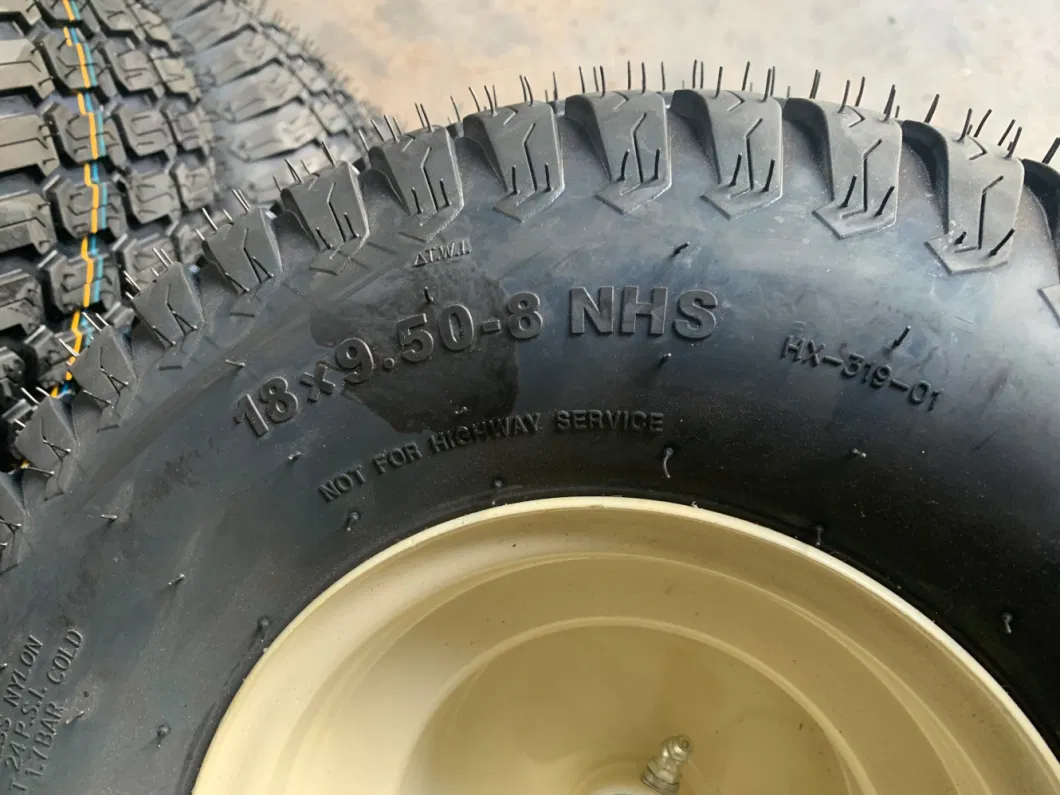 ATV/All Terrain Vehicle Tubeless Tire 18X9.50-8 Rubber Wheel