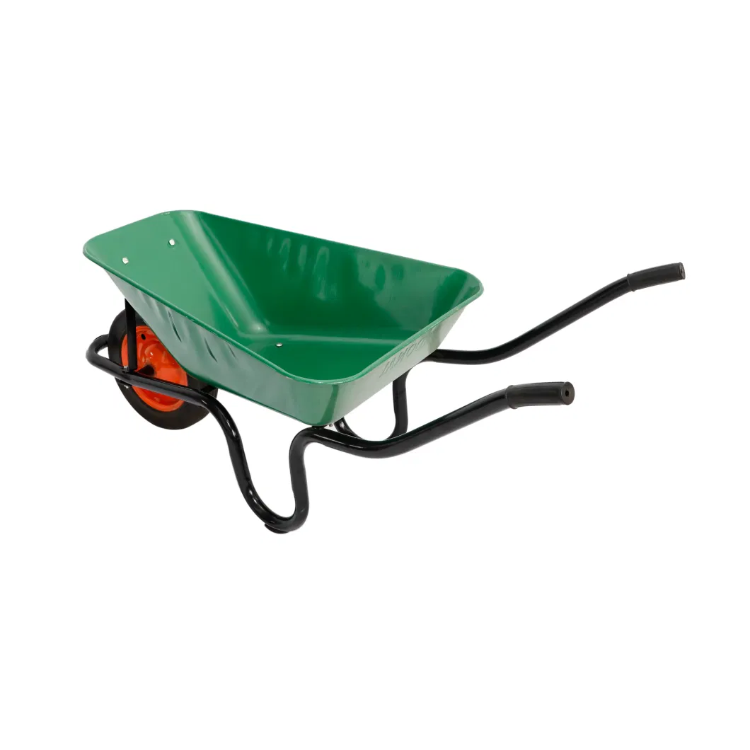 Iron Construction Cheap Price 65L Green Wheelbarrow (Wb3800) Popular in South Africa