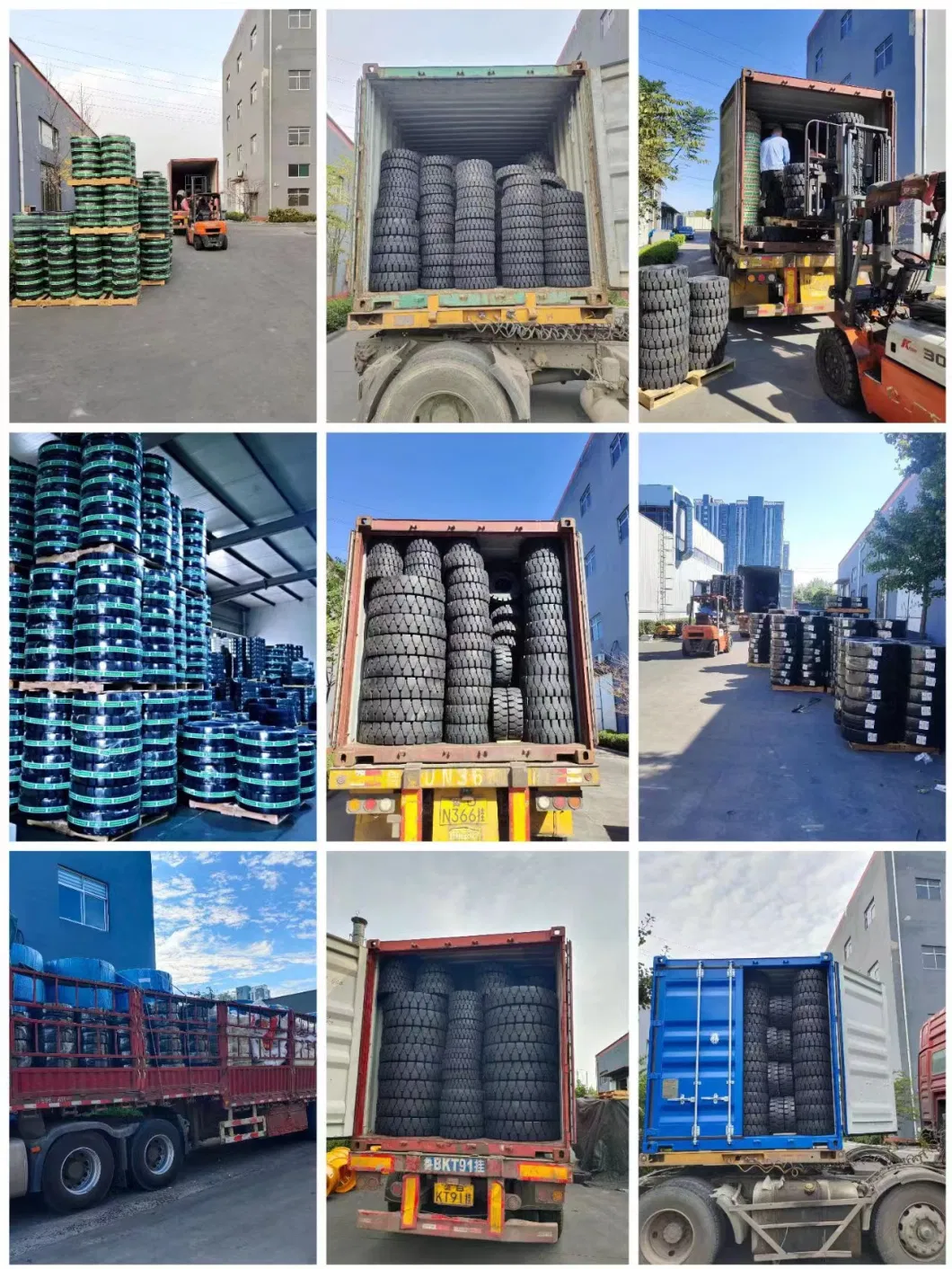 Industrial Rubber Forklift Solid Tire 6.00-9 Good Wear Resistance Strong Grip TBR PCR off-Road OTR AG Pneumatic Tire
