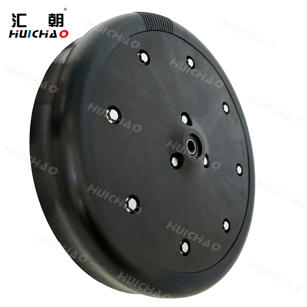 16X3 Inch Semi Pneumatic Rubber Tire Plastic and Steel Half Rim 3X16 Seeder Gauge Wheel