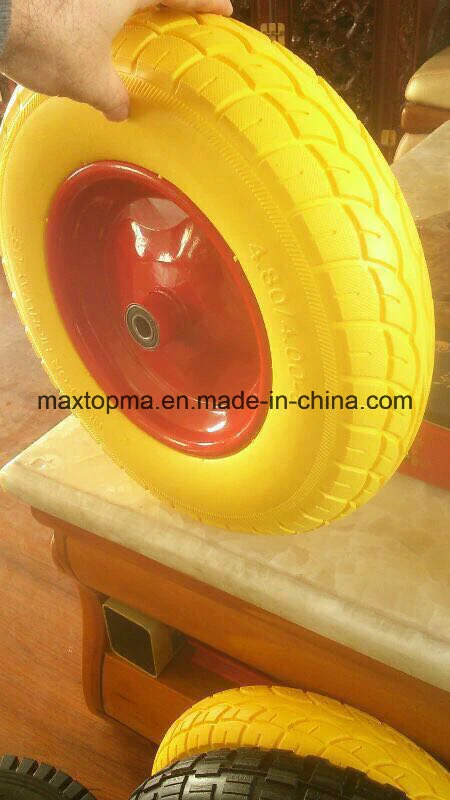 Quality Solid Polyurethane Flat Free PU Foam Wheel