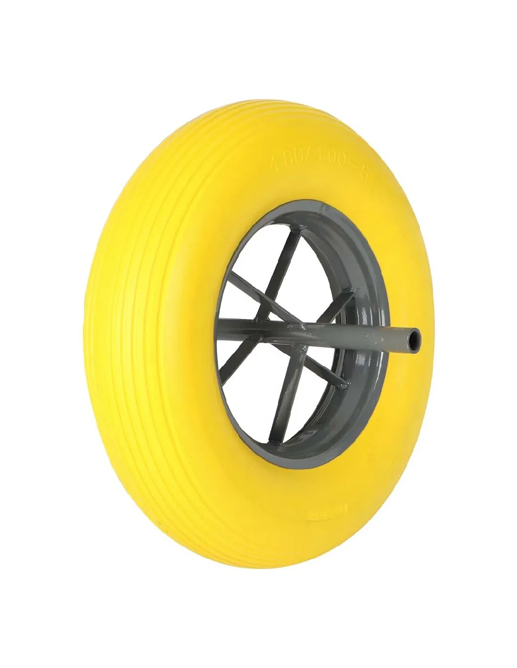 4.00-8 Factory Produce PU Foam Solid Wheel for Carts Wheelbarrow Wheel