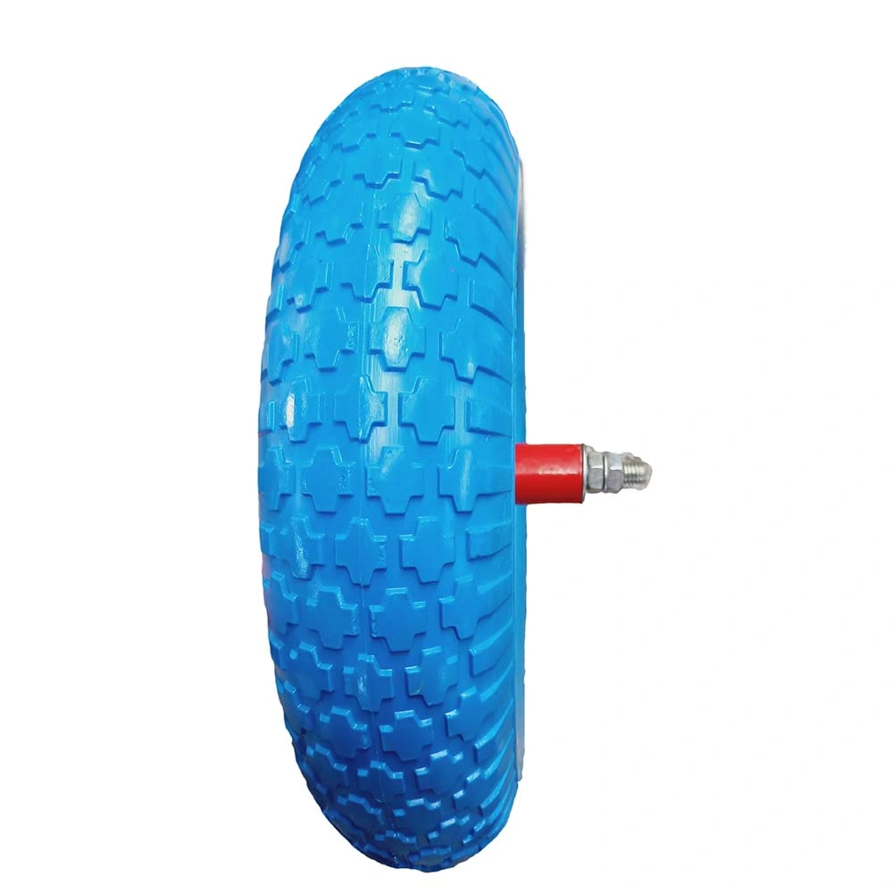 Deep Pattern Hard Heavy PU Foam Wheel with Metal Rim