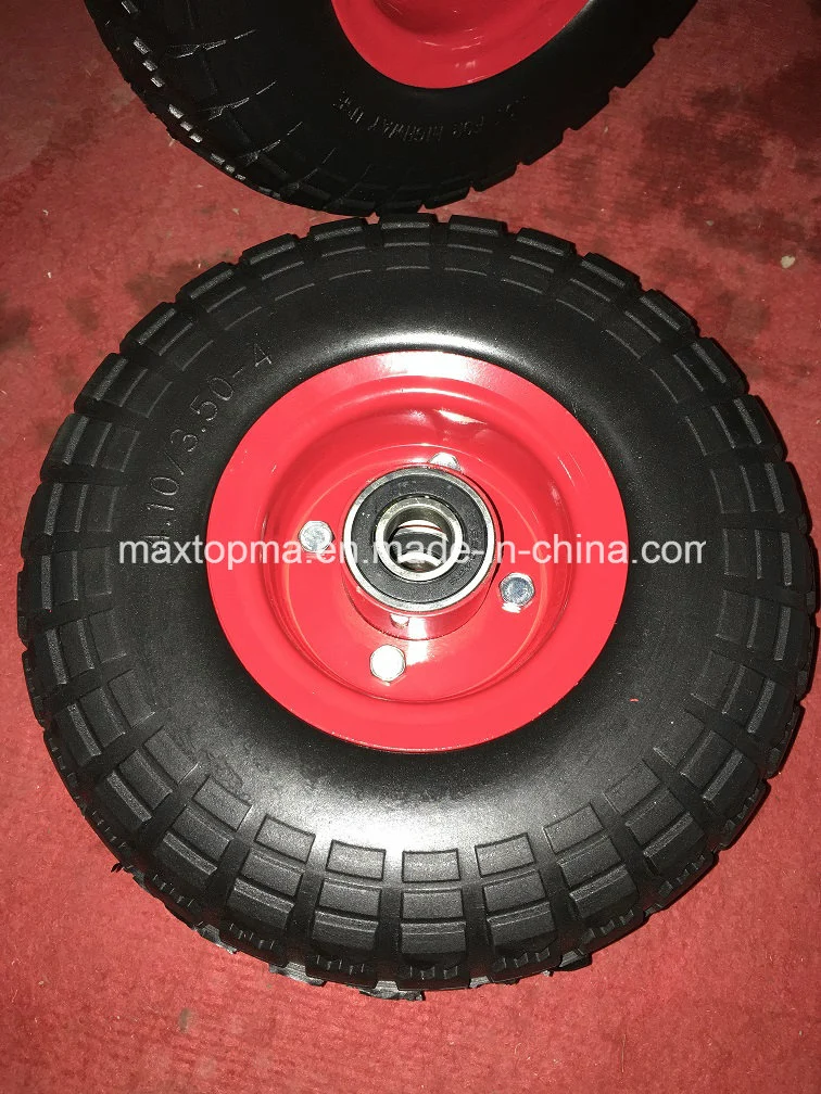 Maxtop Solid PU Foam Flat Free Tire Wheelbarrow Wheel