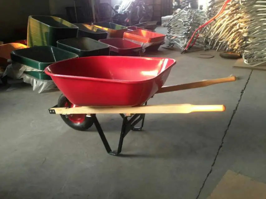 Wheel Barrow with Solid Wheel and Platstic Tray