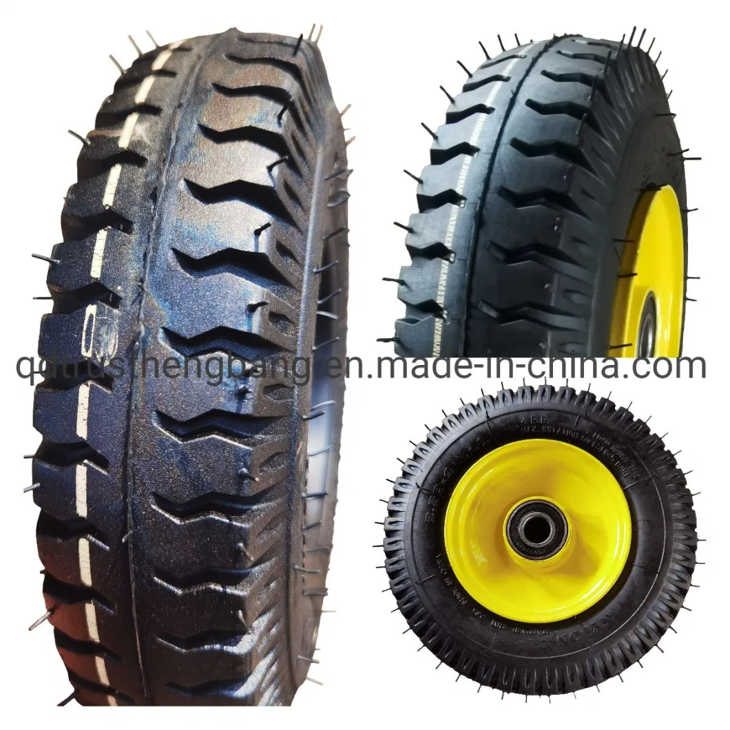 High Quality Go Kart 4 Wheels Wagon Tyre Small Rubber Wheelbarrow Tire 2.50-4