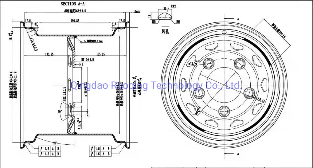 12X10.50 Factory Customizable Steel Rim Wheel for Tubeless Lawn&Garden Wheelbarrow Tire