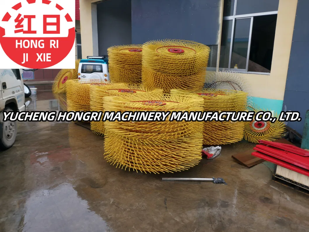 Width 4.8m Tractor Traction Rotary Hay Rake for Finger Plate Mounted 8 Disc Tedder Rake Farm Implement Grass Collecting Machine Agricultural Machinery Wheel