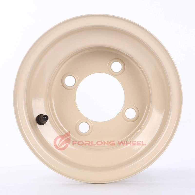 Forlong Wheel 8inch Steel Car Trailer Wheel Rim 8.00X8 4 Stub on 95mm Fitting Tire Size 18X9.5-8 for Sale