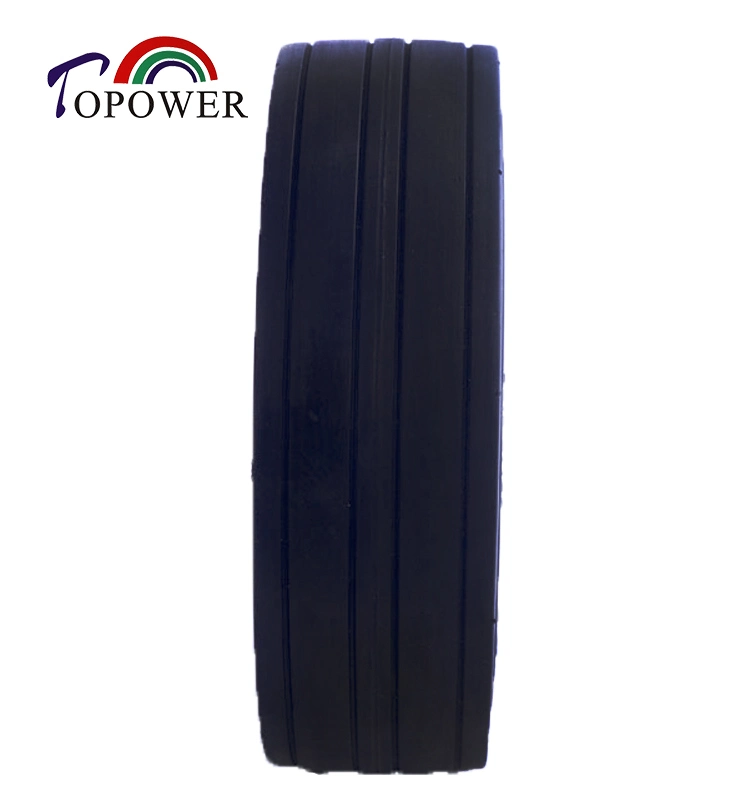 Luggage Trailer Tyre 4.00-8 Hand Truck Cart Solid Rubber Tire for Airport