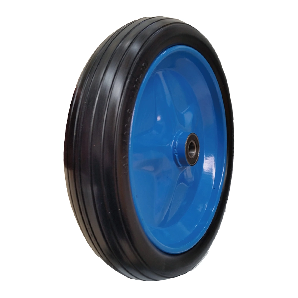 14 Inch 3.50-10 Inch Lawn Mower PU Polyurethane Foam Puncture Proof Flat Free Tire Tyre Trolley Barrow Wheel