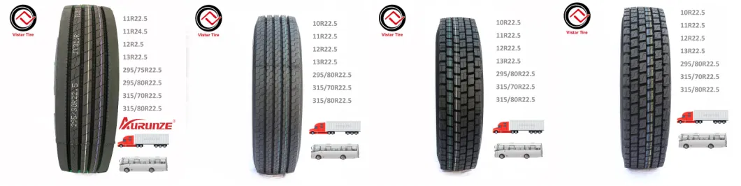 Top Brands Tires Factory China Double Star/Aeolus/Triangle/Linglong/Advance/Chaoyang/Westlake/Kapsen/Joyroad/Haida Tire TBR PCR OTR Tire Radial Truck Bus Tyre