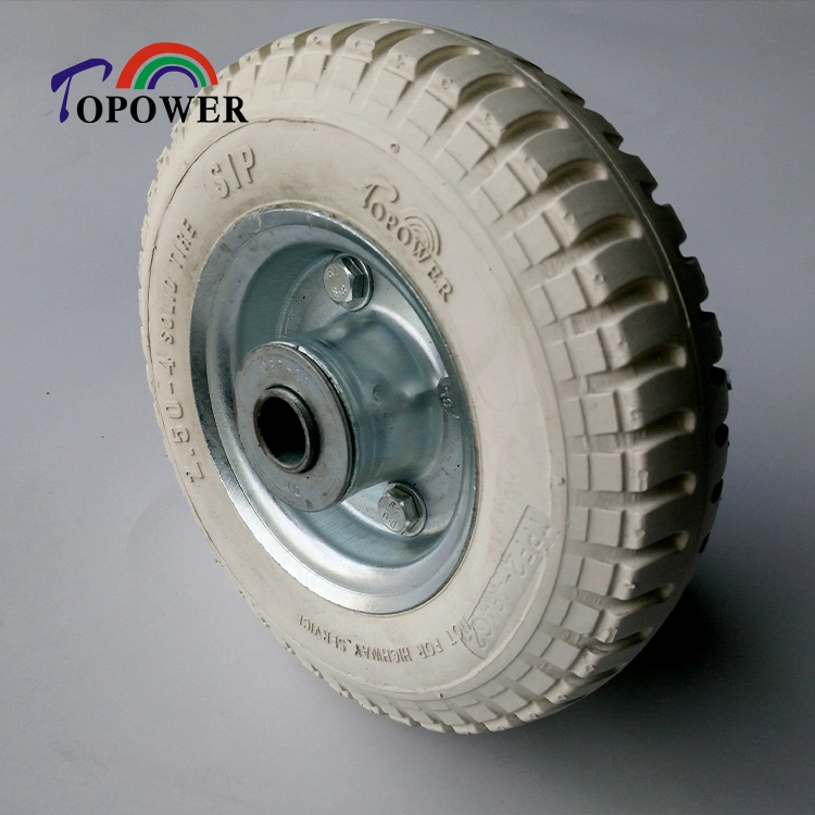 2.50-4 Small Trailer No-Marking Solid Tire for pneumatic Tyre Rim Handcart Wheel Rim