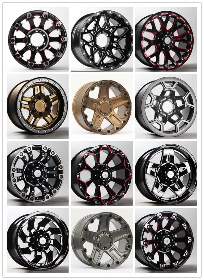 Jr Brand Auto Spare Parts Alloy Wheel Rim Aftermarket Car Wheel