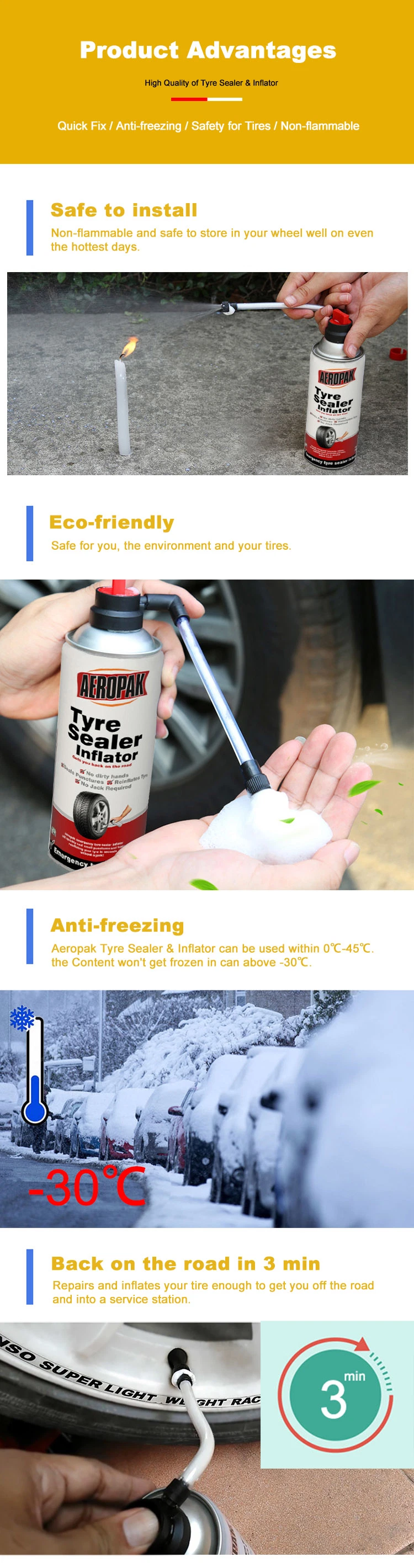 Car Tire Repair Sealer and Inflator