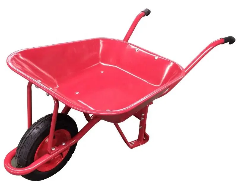 65L Indonesia Market Extra Heavy Duty 3.25-8 Air Wheel Stronger Tray Wheelbarrow Wb6201