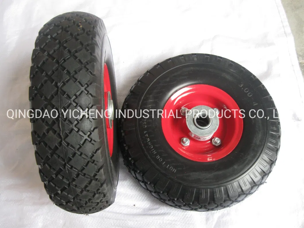 High Quality PU Foam Wheel and Wheelbarrow Wheel From Qingdao Factory