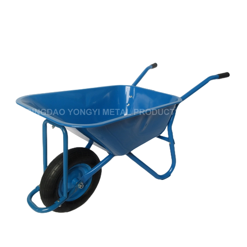 150kg Heavy Duty PU-Form Wheeled Metal Galvanized Construction Wheelbarrow (Wb5009h)