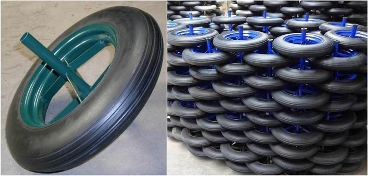 Heavy Duty Solid Rubber Wheel with 12X2