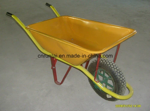 Hot Sell Good Quality Yellow Color Wheelbarrow (Wb6401)