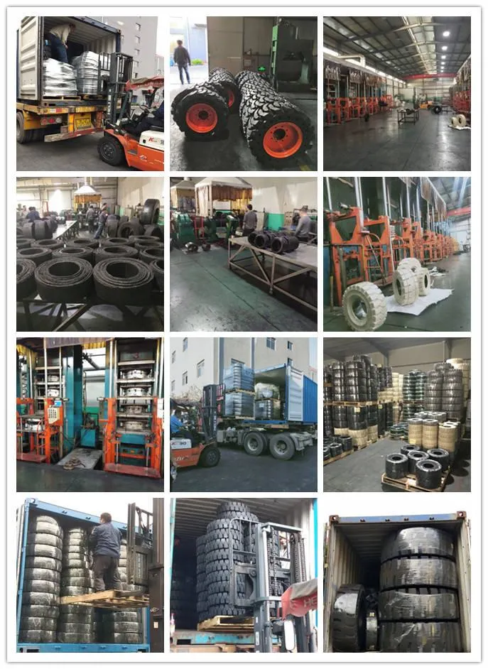 Industrial Rubber Forklift Solid Tire 6.00-9 Good Wear Resistance Strong Grip TBR PCR off-Road OTR AG Pneumatic Tire