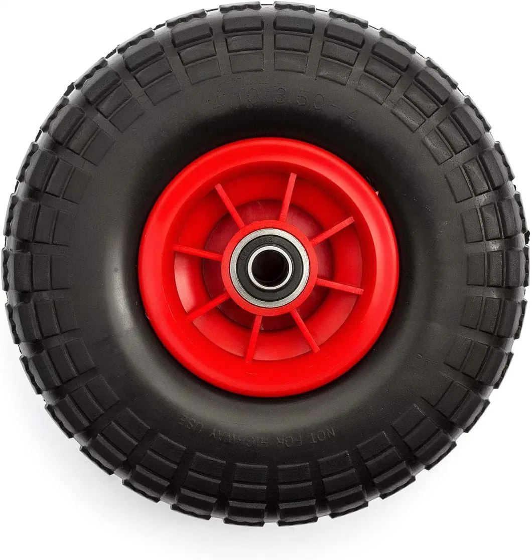 10 Inch PU Solid Wheels for Wheelbarrow Wheels Solid Rubber Tyre