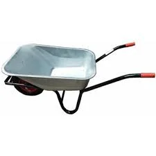 Wb6414 Heavy Duty Green Color Plastic Tray Garden Wheel Barrow for Hot Sale Wheelbarrow