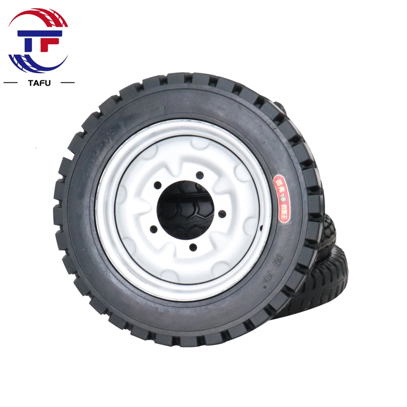 450-12 Solid Tires for Electric Tricycles, Rubber Wheels, Inflatable Tires Without Bursting 4.50-12