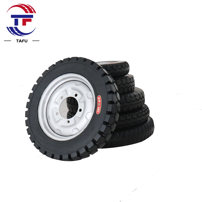 450-12 Solid Tires for Electric Tricycles, Rubber Wheels, Inflatable Tires Without Bursting 4.50-12