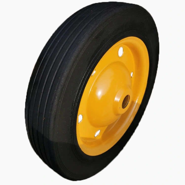 13 Inx3 Inch Solid Tire Rubber Wheel for Wheelbarrow Wb3800, Hand Trolley, Hand Cart