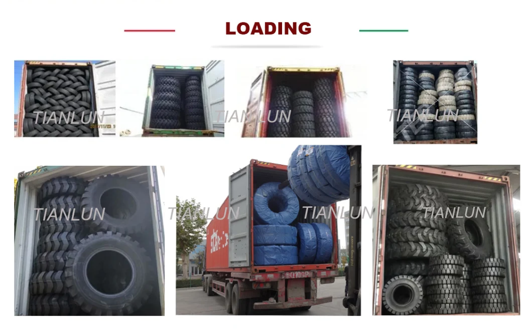 OEM New Solid Forklift Skid Steer Cranes Port OTR Excavator Road Roller off The Road Boom Lift Scissor Lift Loader Mining Dozer Grader Tire / Tyre 23.5-25