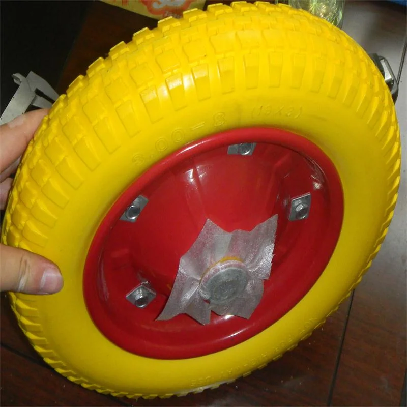 3.25-8 Flat Free Wheelbarrow Wheel Wheelbarrow Tire