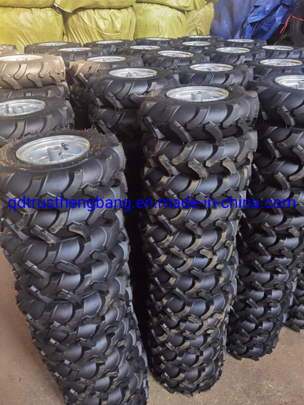 Factory Price Wholesale Mini Tiller Farm Agricultural Tractor Tire Wheel 4.00-8, 4.00-10