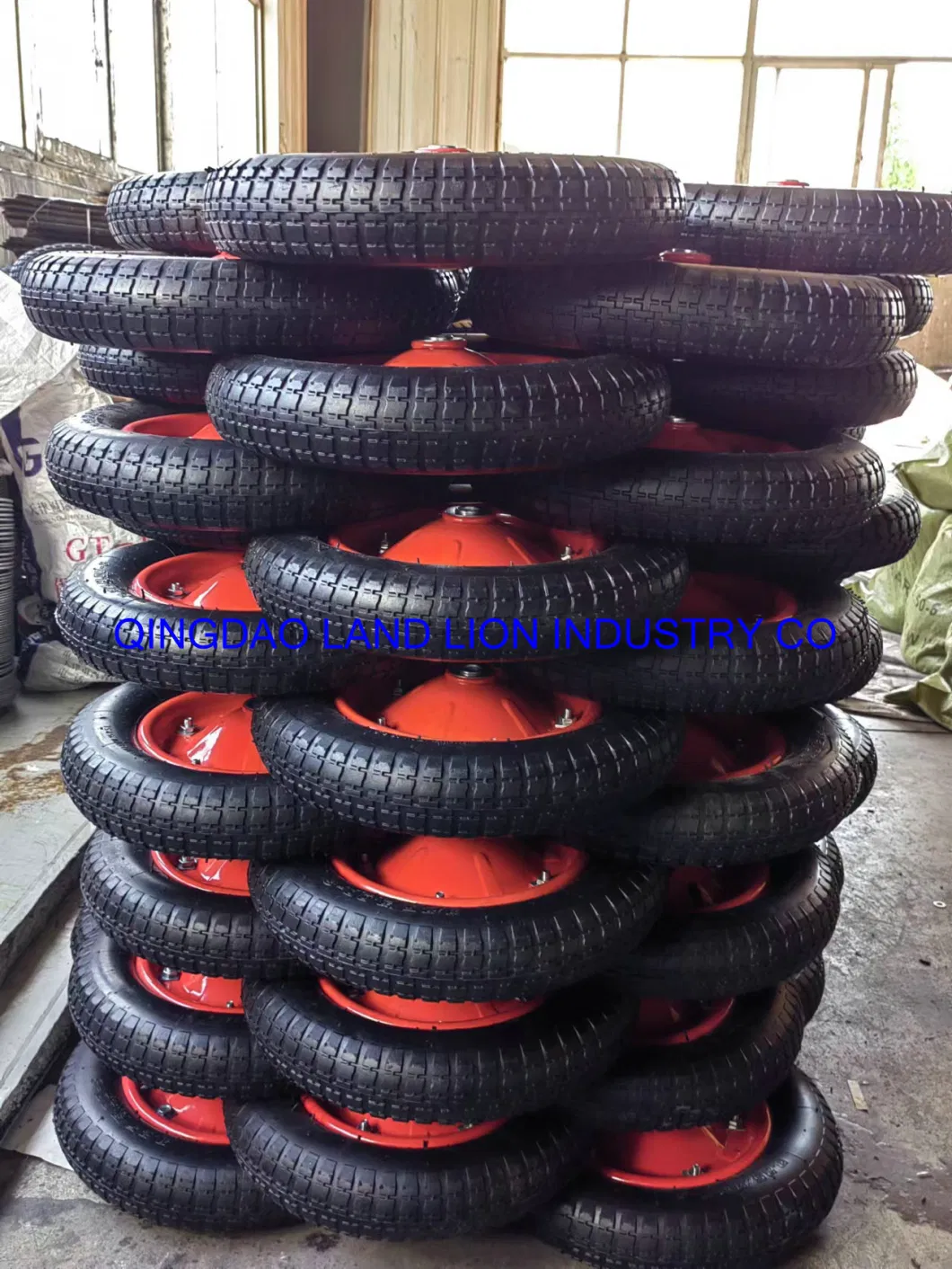 China Factory Directly Supply Barrow Wheel Solid Wheel 16X4.00-8, 3.50-8