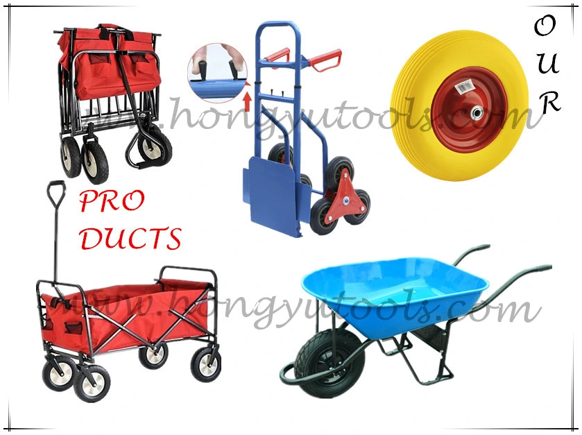 New Model Yellow Color Wheel Barrow with 3.00-8 Wheel (WB7200)