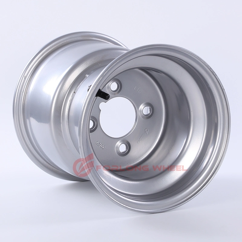 Forlong Wheel 8inch Steel Car Trailer Wheel Rim 9.00X8 4 on 101.6mm Fitting Tire Size 22X11-8 for Sale